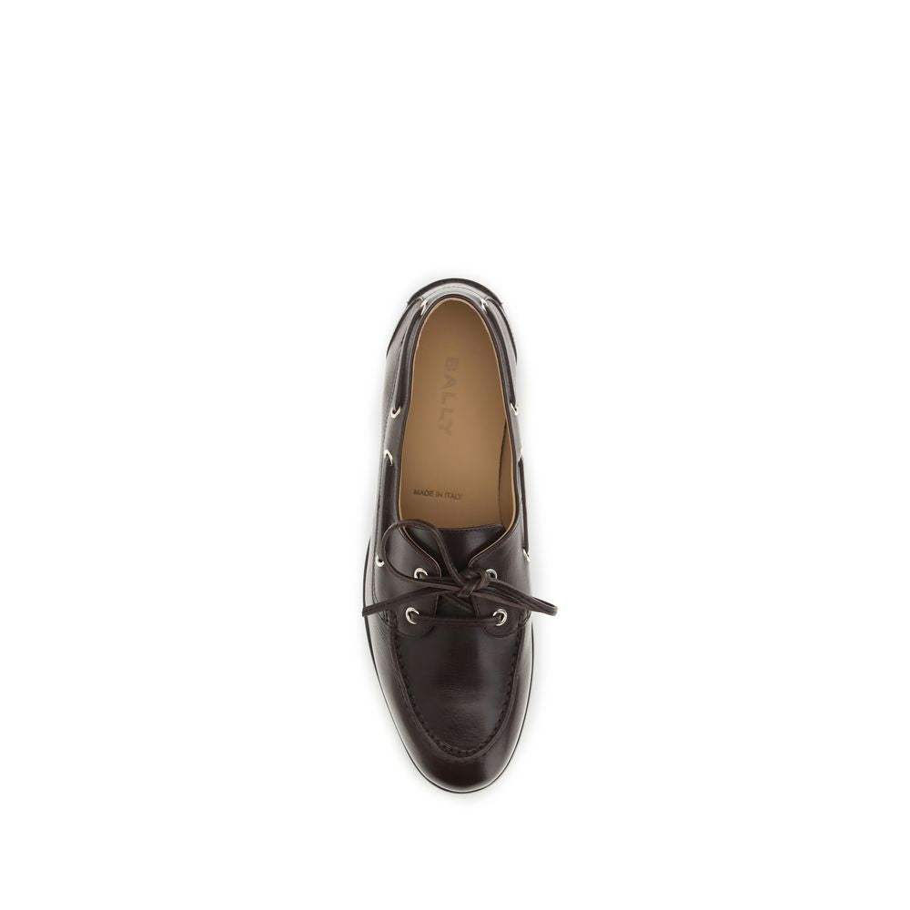 Brown Calf Leather Bos Taurus Slip-On Loafers