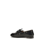 Black Calf Leather Bos Taurus Slip-On Loafers