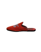 Red Suede DG King Men House Slipper Shoes