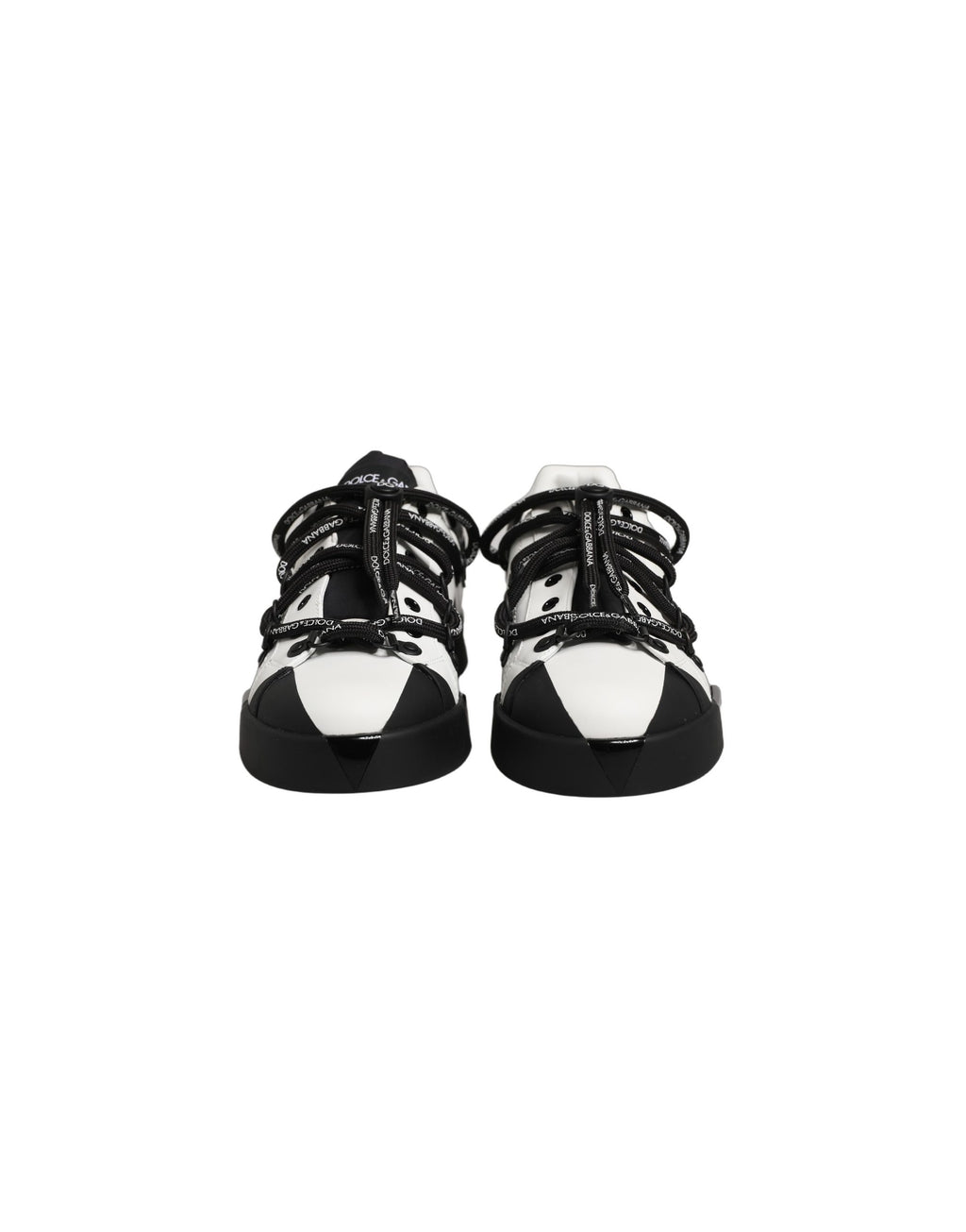 White Black DG Logo PORTOFINO Sneakers Shoes