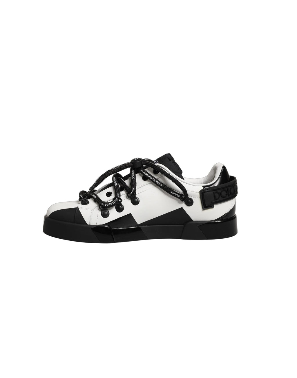 White Black DG Logo PORTOFINO Sneakers Shoes