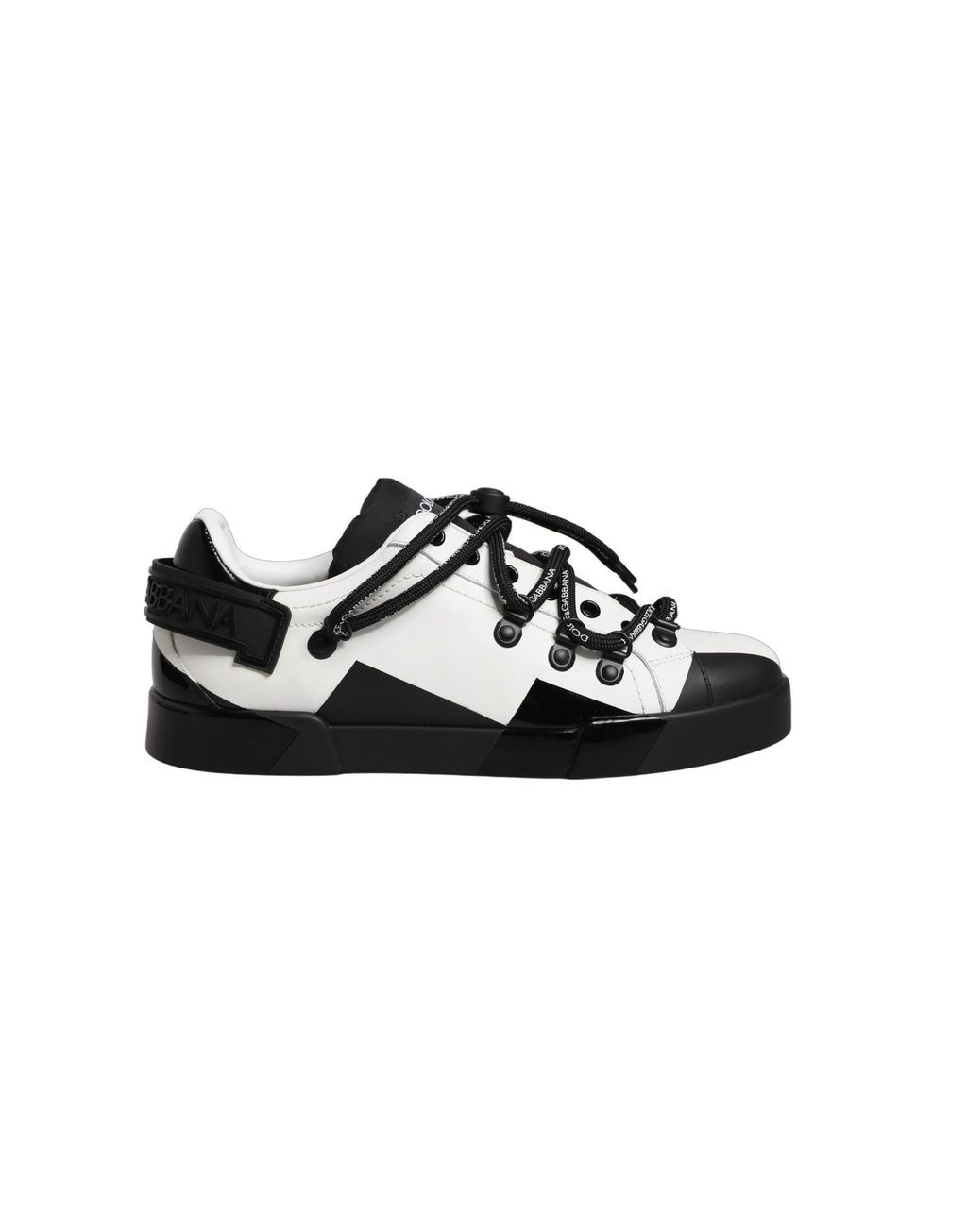 White Black DG Logo PORTOFINO Sneakers Shoes