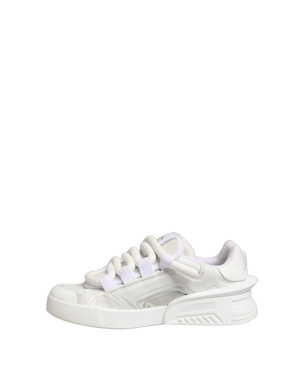 White Calfskin Leather Low Top Sneakers Shoes