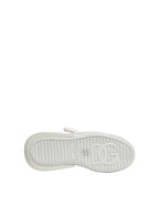 White Calfskin Leather Low Top Sneakers Shoes