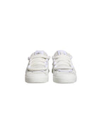 White Calfskin Leather Low Top Sneakers Shoes