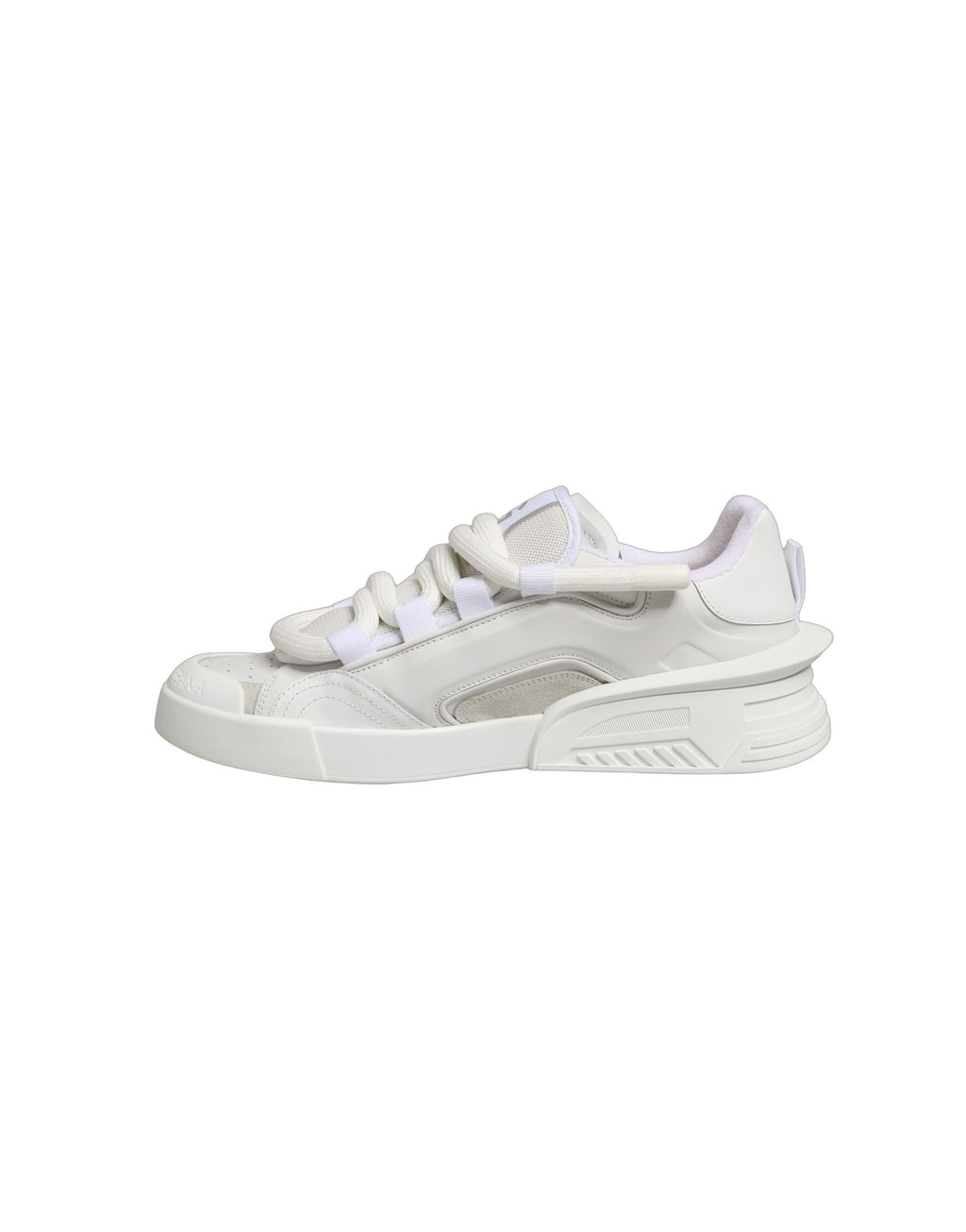 White Calfskin Leather Low Top Sneakers Shoes
