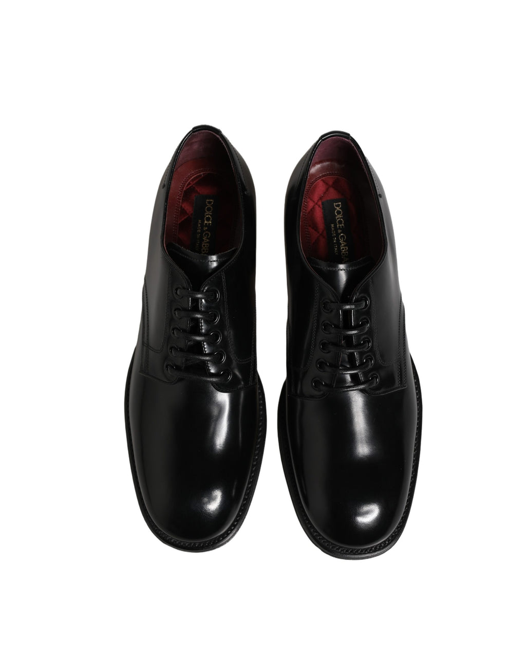 Black Calfskin Leather Derby Men Dress Shoes