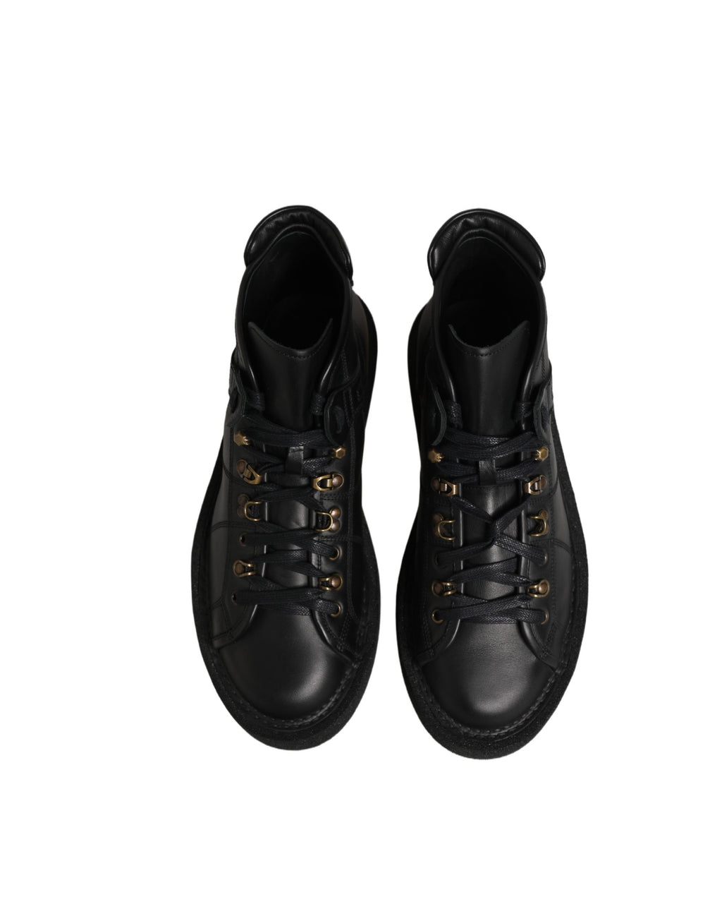 Black Leather Lace Up Men Ankle Boots Shoes