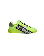 Green Logo Tape Low Top Portofino Sneakers Shoes