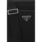 Black Recycled Polyamide Shoulder Bag