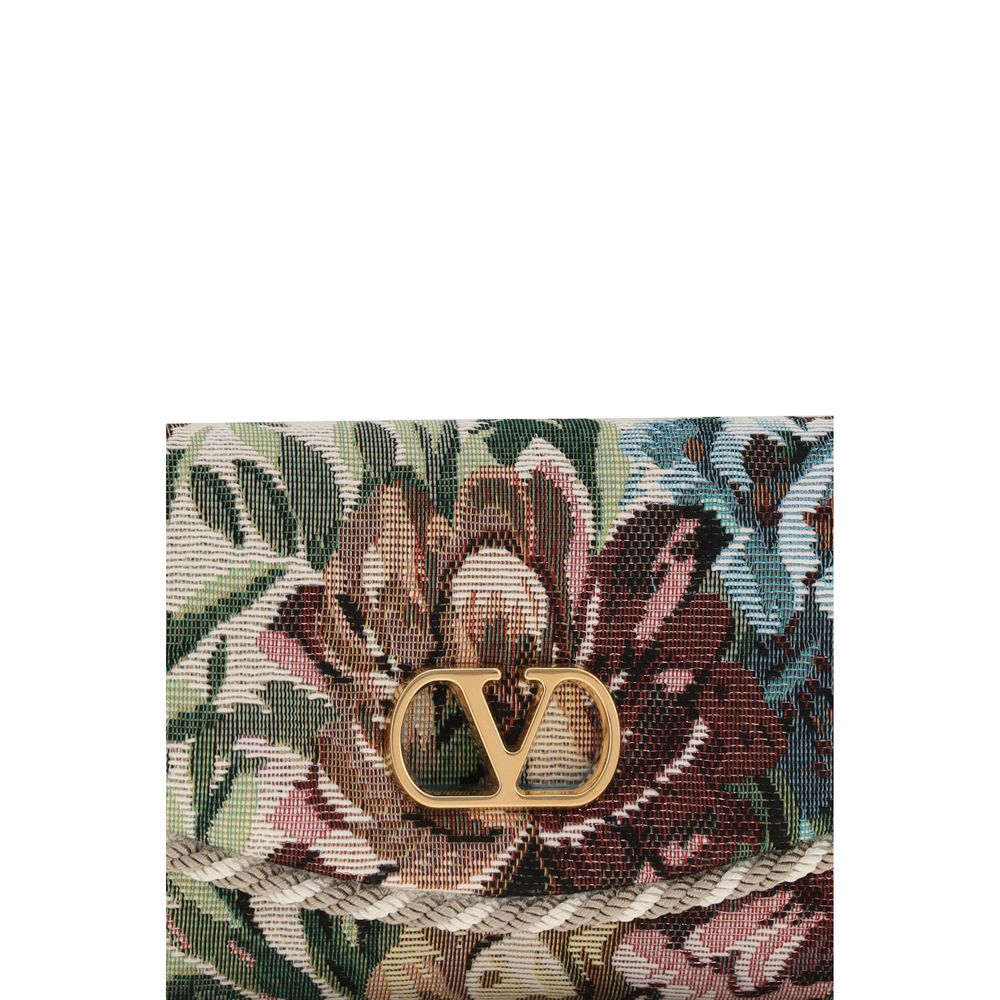 Multicolor Fabric Shoulder Bag