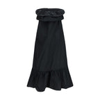 Black Polyester Casual Dress
