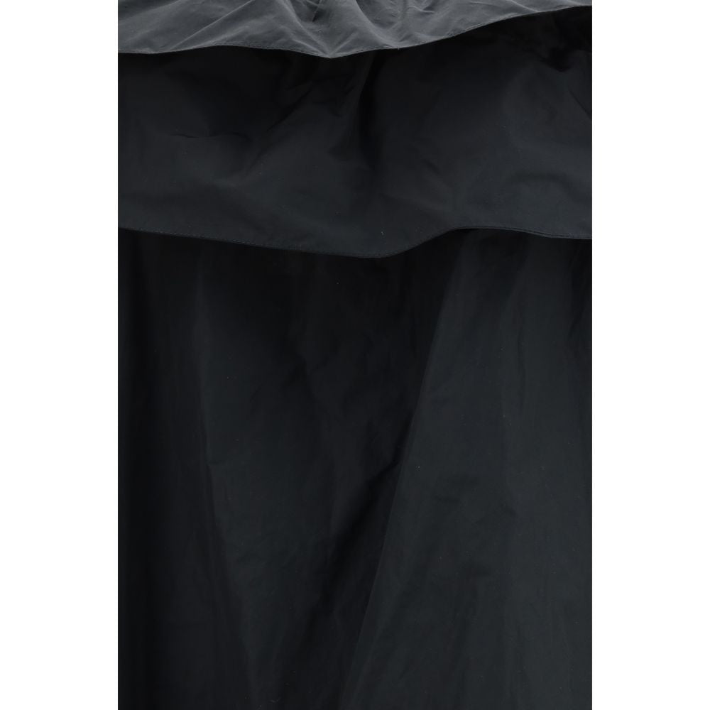 Black Polyester Casual Dress