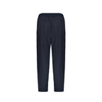 Blue Elastane Casual Pants