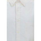 White Cotton Shortsleeve Shirt