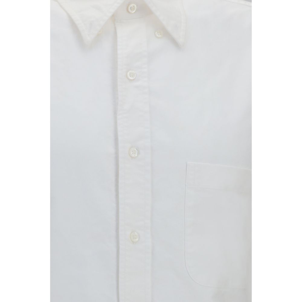 White Cotton Shortsleeve Shirt