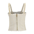 Beige Polyester Blouse