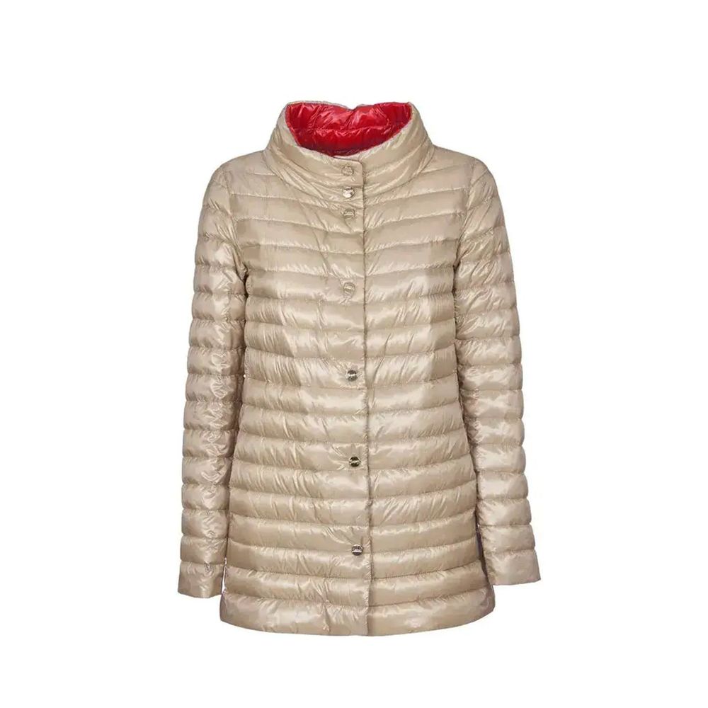 Beige Polyamide Coat