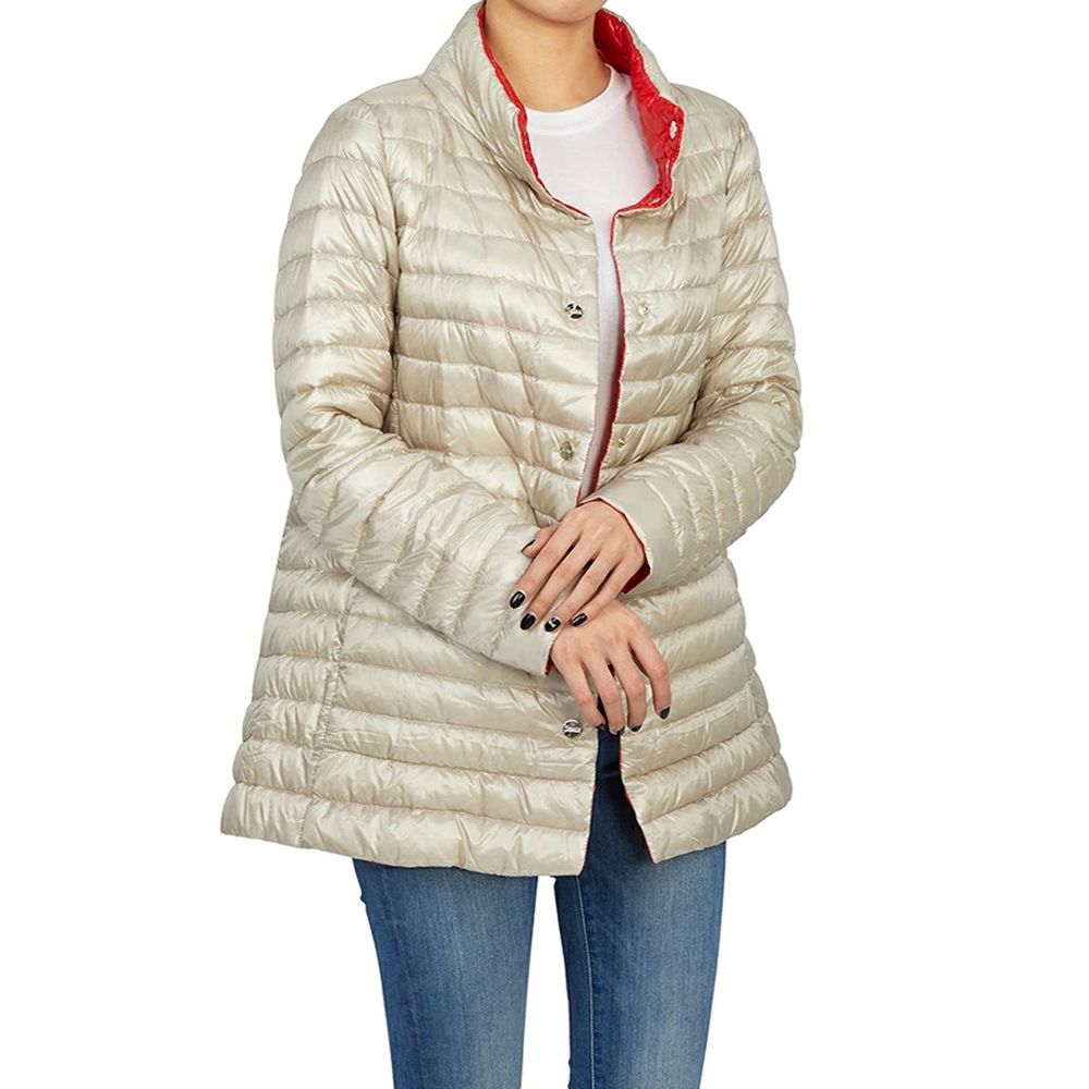 Beige Polyamide Coat