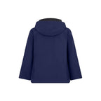 Blue Polyester Rain Coat