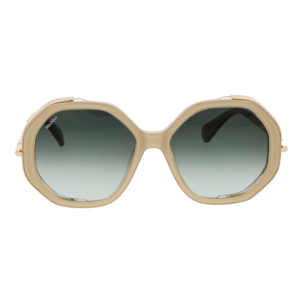 Beige Acetate Sunglasses