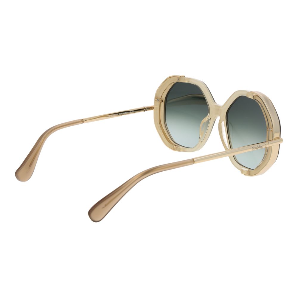 Beige Acetate Sunglasses