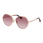 Rose Gold Metal Sunglasses