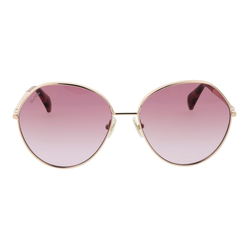 Rose Gold Metal Sunglasses