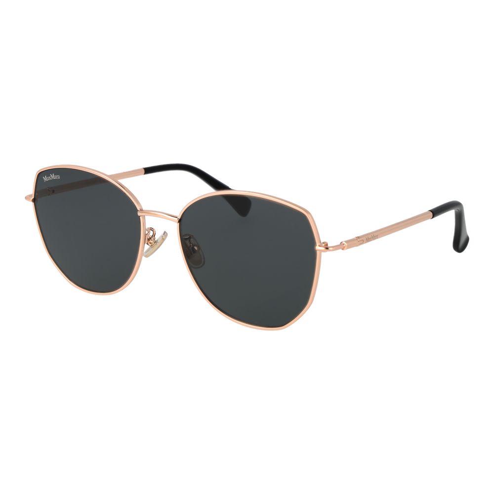 Rose Gold Metal Sunglasses