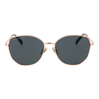 Rose Gold Metal Sunglasses