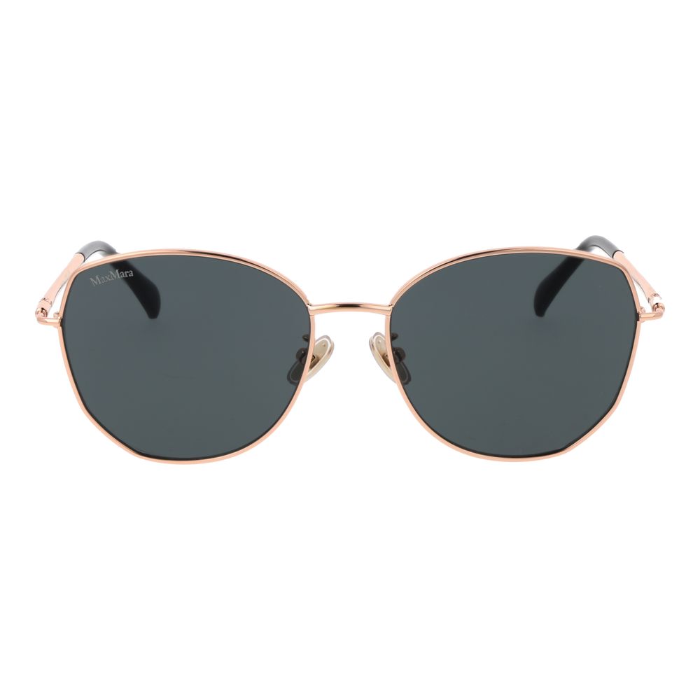 Rose Gold Metal Sunglasses
