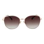 Rose Gold Metal Sunglasses
