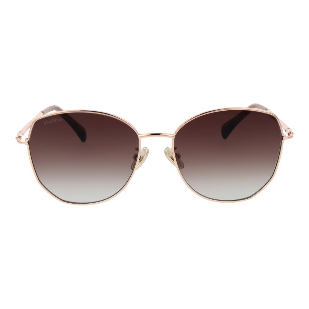 Rose Gold Metal Sunglasses
