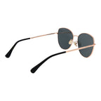 Rose Gold Metal Sunglasses