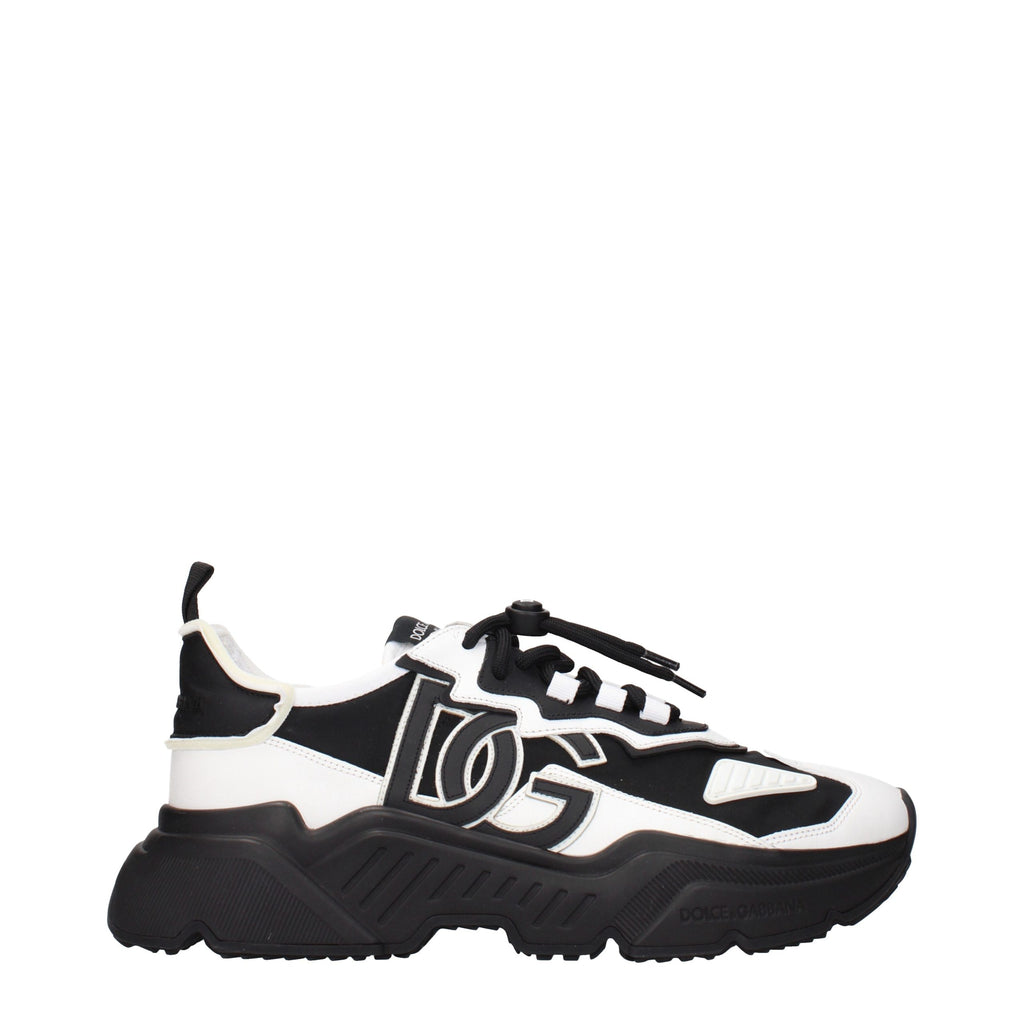 White Leather Chunky Sneakers