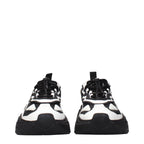 White Leather Chunky Sneakers