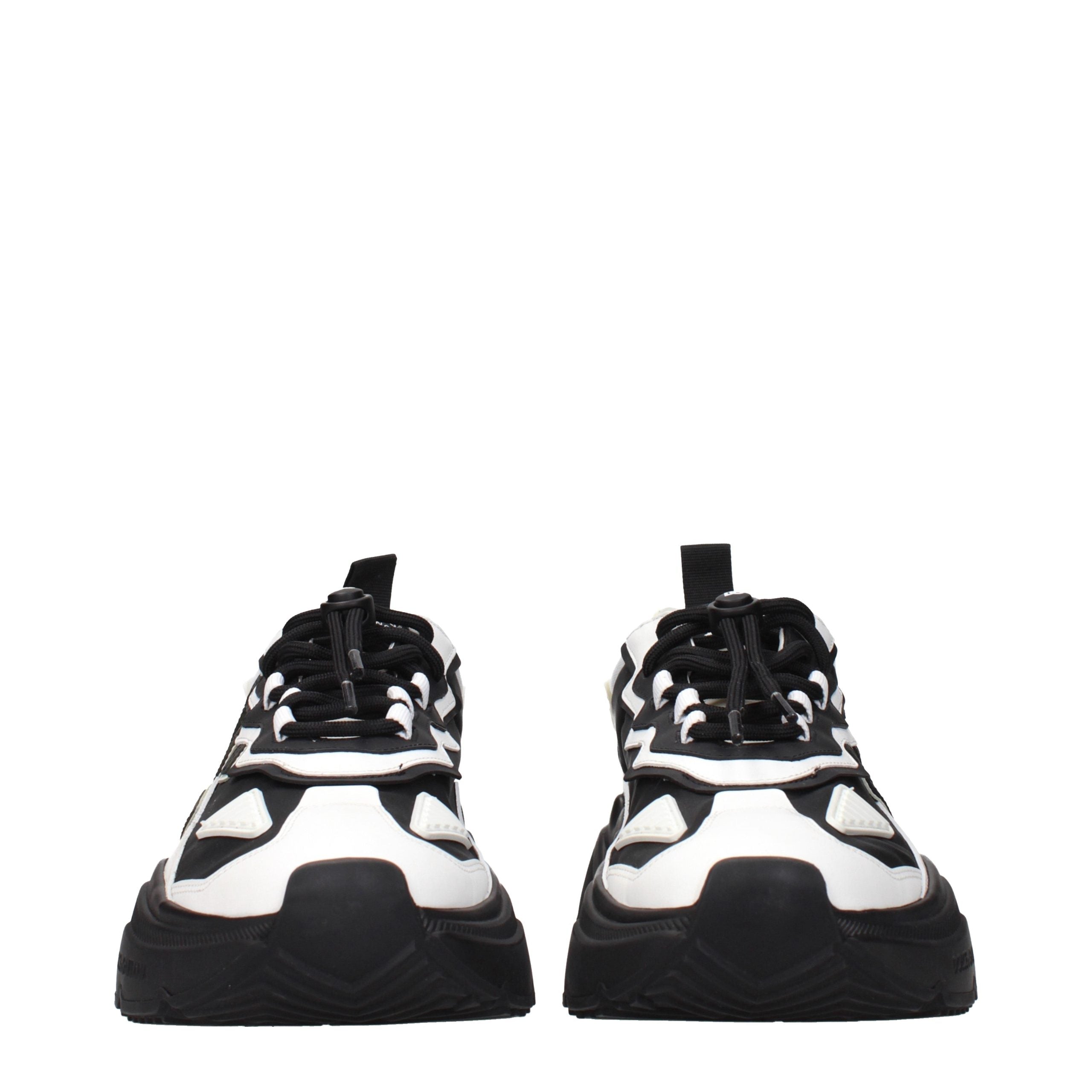 White Leather Chunky Sneakers