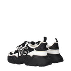 White Leather Chunky Sneakers