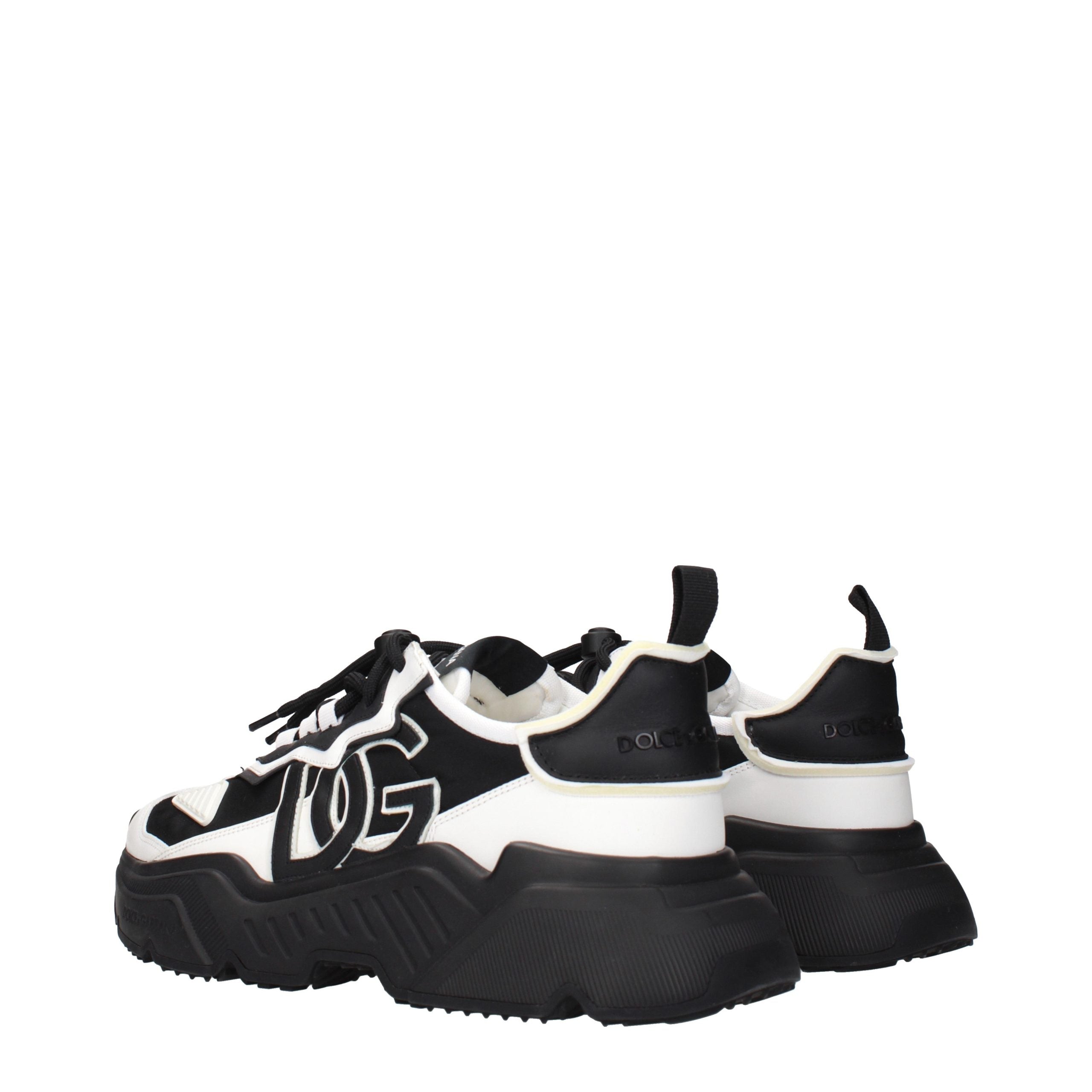 White Leather Chunky Sneakers