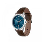 Brown Leather Dress Watch