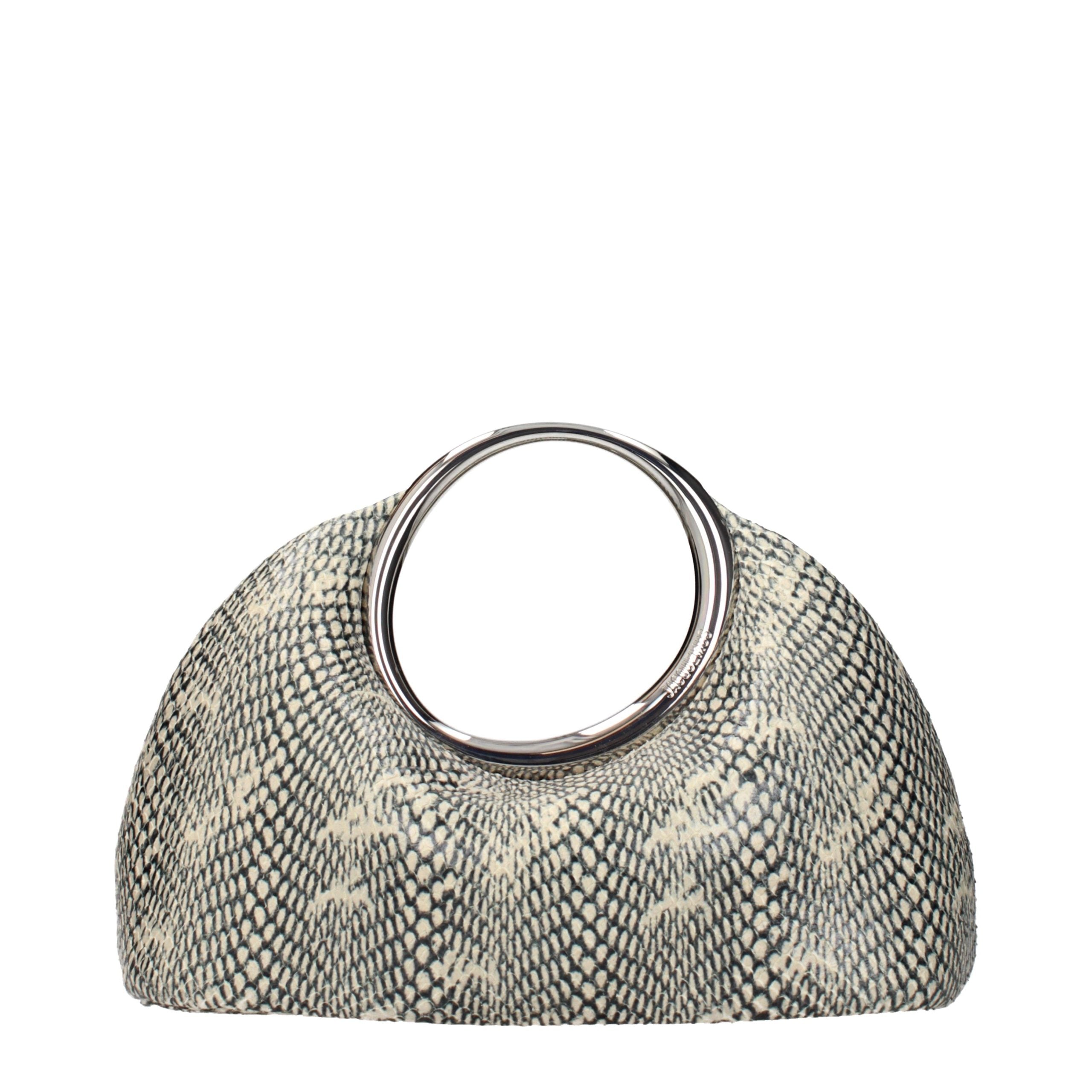 Beige Leather Handbag