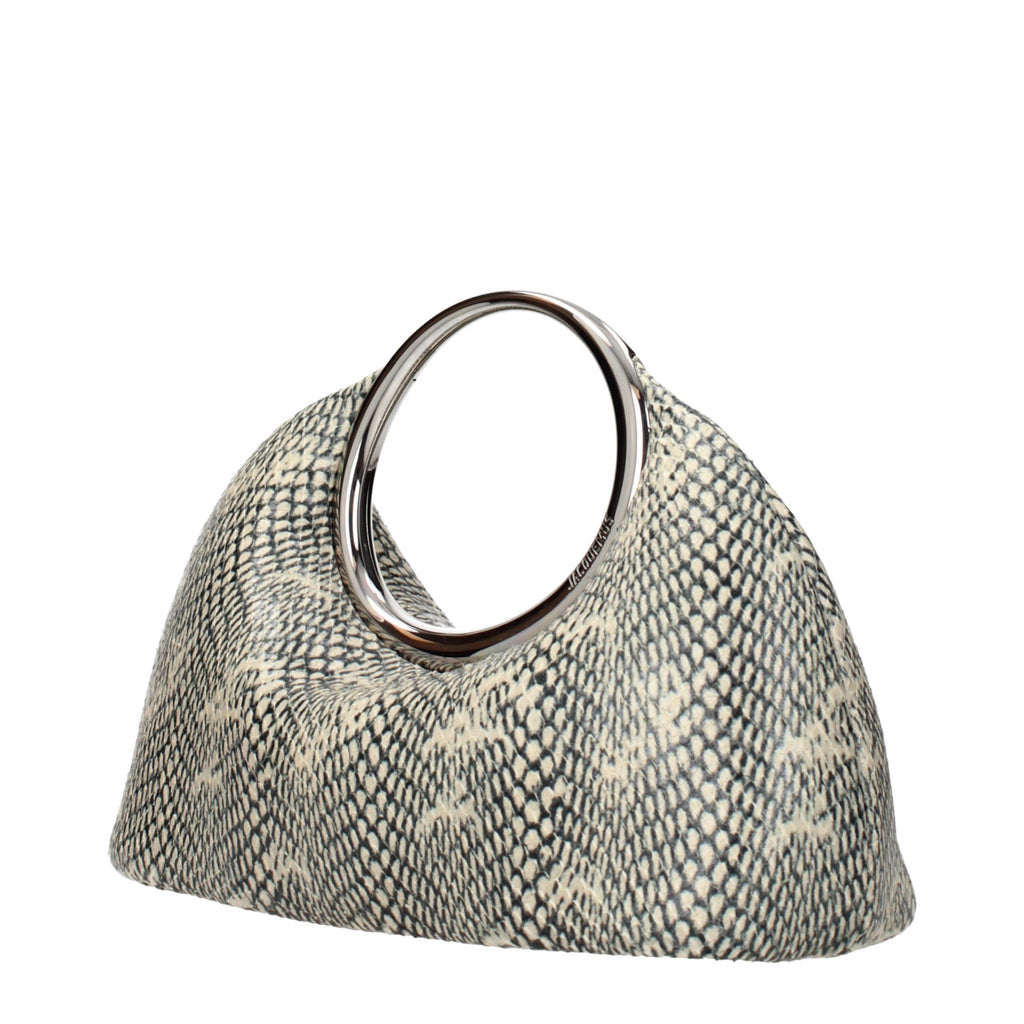 Beige Leather Handbag