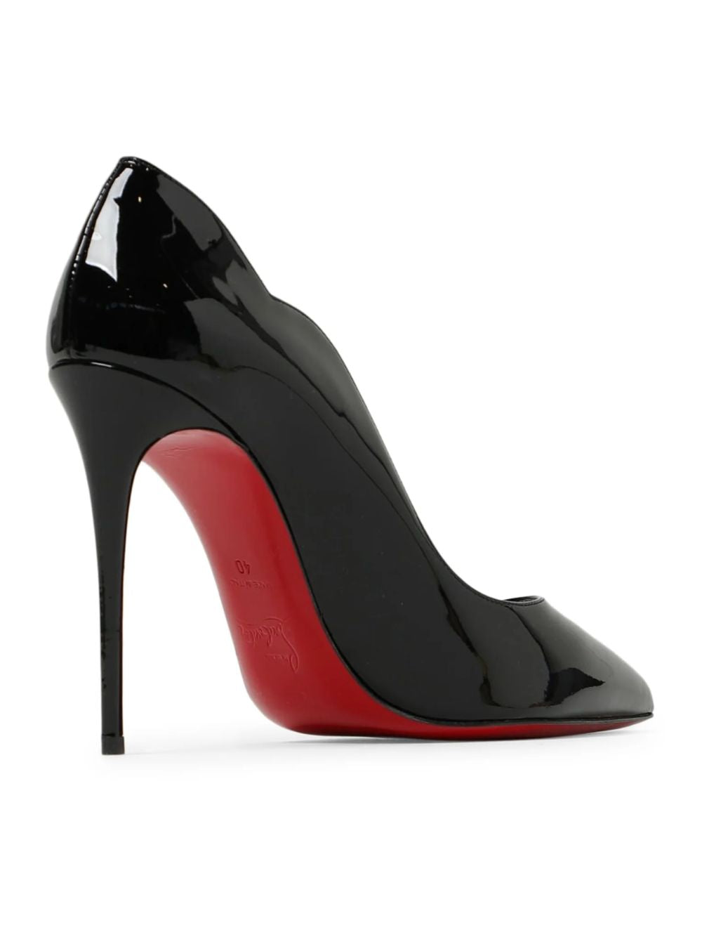 Black Patent Leather Hot Chick Pumps 100