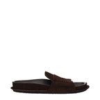 Brown Leather Slippers