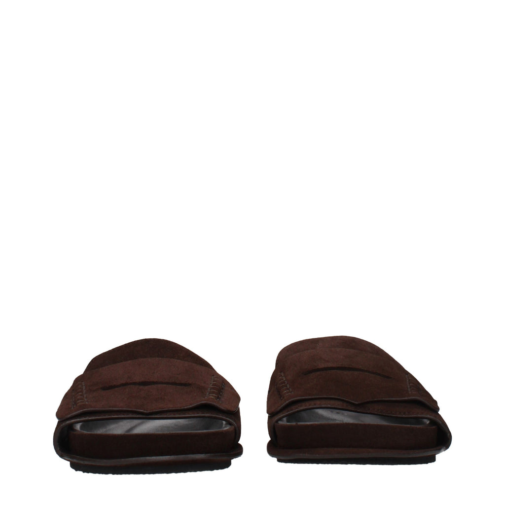 Brown Leather Slippers