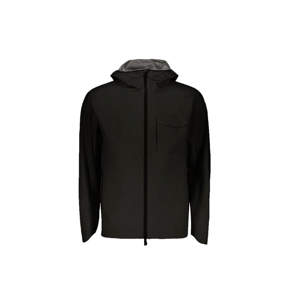 Black Polyester Shell Jacket