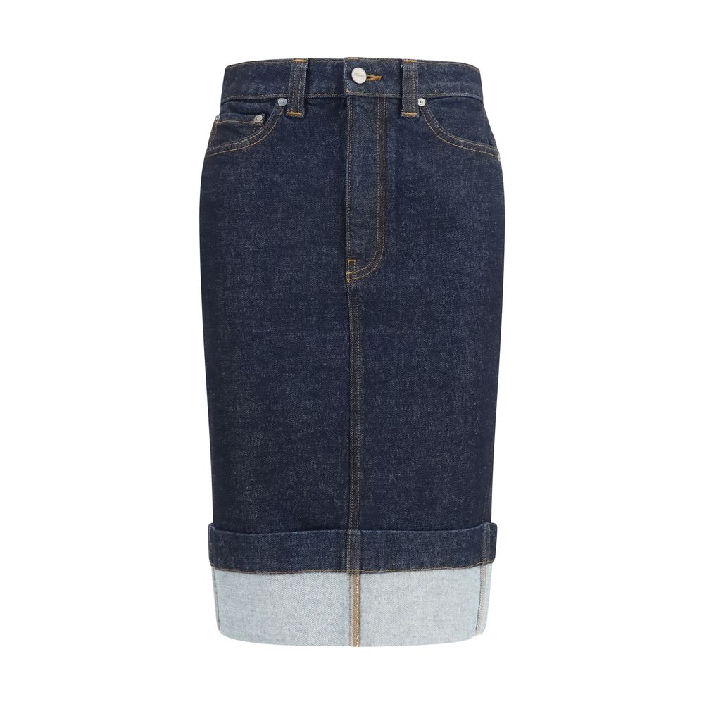 Blue Denim Skirt