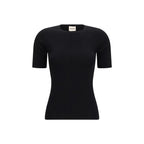 Black Viscose T-Shirt