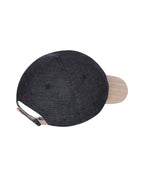 Black Linen Cap (Baseball Hat)