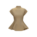 Beige Viscose Blouse